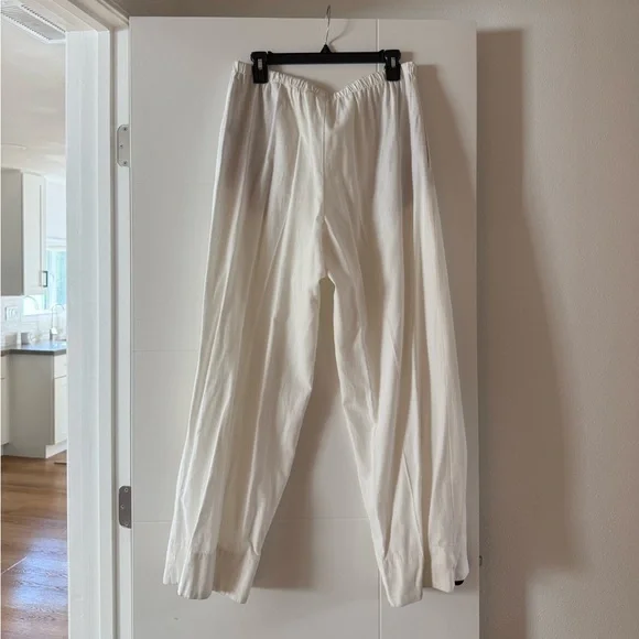 Gap Linen-Blend Easy Wide-Hem Pants - Picture 4 of 4